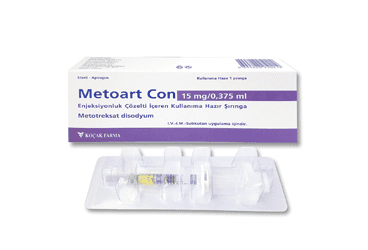 METOART CON 15 MG/ 0,375 ML ENJEKSIYONLUK COZELTI ICEREN ENJEKTOR ( 1 ENJEKTOR) İlaç Görseli