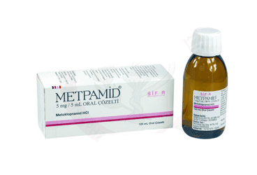 METPAMID 5 MG/5 ML ORAL COZELTI (125 ML SISE) İlaç Görseli