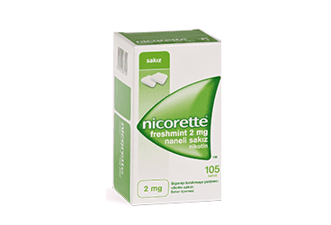 NICORETTE FRESHMINT 2 MG NANELI SAKIZ 105 TABLET İlaç Görseli