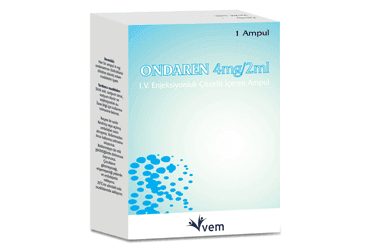 ONDAREN 4 MG/2ML IV ENJEKSIYONLUK COZELTI ICEREN AMPUL İlaç Görseli