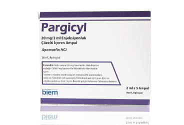 PARGICYL 20 MG/2 ML ENJEKSIYONLUK COZELTI ICEREN AMPUL (5 AMPUL) İlaç Görseli