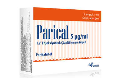PARICAL 5 MCG/ML IV ENJEKSIYONLUK COZELTI ICEREN AMPUL 1 ML 5 AMPUL İlaç Görseli