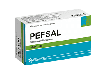 PEFSAL 50 MCG/250 MCG INHALER KAPSUL(60 KAPSUL) İlaç Görseli