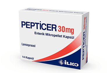 PEPTICER 30 MG 14 ENTERIK MIKROPELLET KAPSUL İlaç Görseli