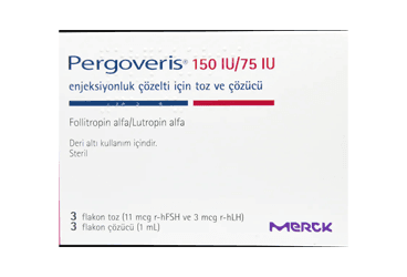 PERGOVERIS 150 IU/75 IU ENJEKSIYONLUK COZELTI ICIN TOZ VE COZUCU (3 FLAKON) İlaç Görseli