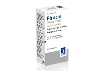 PIRUCIN 10 MG/5 ML IV INTRAVESIKAL ENJ. ICIN LIY.TOZ ICEREN FLAKON İlaç Görseli