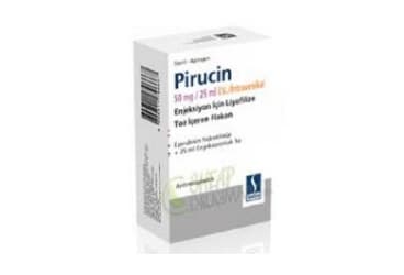 PIRUCIN 50 MG/25 ML IV INTRAVESIKAL ENJ. ICIN LIY.TOZ ICEREN FLAKON İlaç Görseli