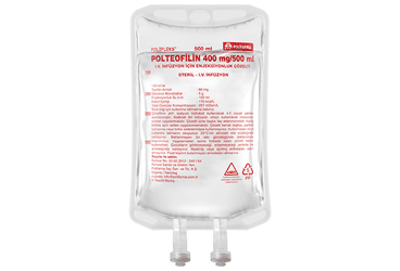 POLTEOFILIN 400 IV INF. ICIN ENJEKTABL COZELTI 500 ML SETSIZ İlaç Görseli
