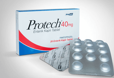 PROTECH 40 MG 14 ENTERIK KAPLI TABLET İlaç Görseli