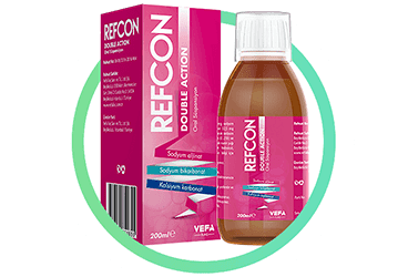 REFCON DOUBLE ACTION 50 MG+21,3 MG+32,5 MG/ML ORAL SUSPANSIYON (200 ML) İlaç Görseli