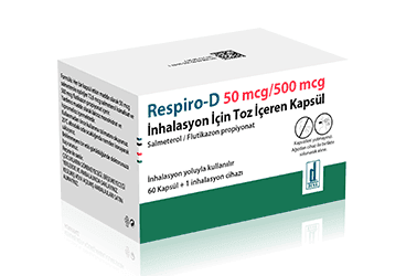 RESPIRO-D 50 MCG/500 MCG INHALASYON ICIN TOZ ICEREN KAPSUL İlaç Görseli
