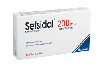 SEFSIDAL 200 MG 14 FILM TABLET İlaç Görseli
