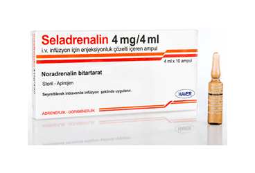 SELADRENALIN 4 MG/4 ML IV INFUZYON ICIN ENJEKSIYONLUK COZELTI ICEREN 10 AMPUL İlaç Görseli