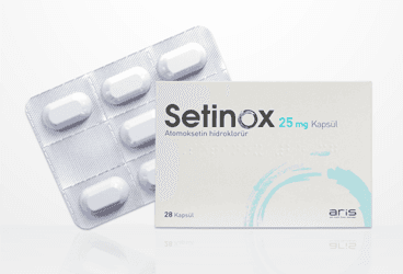 SETINOX 25 MG KAPSUL (28 KAPSUL) İlaç Görseli