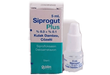 SIPROGUT PLUS % 0,3 + % 0,1 KULAK DAMLASI, COZELTI (5 ML) İlaç Görseli
