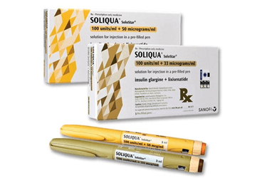 SOLIQUA SOLOSTAR 100 U/ML VE 33 MCG/ML SC ENJEKSIYONLUK COZ. ICEREN KULLANIMA HAZIR ENJ. KALEMI (3 KALEM) İlaç Görseli