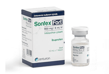 SONFEX FORT 800 MG / 8 ML I.V .INFUZYONLUK COZELTI (1 FLAKON) İlaç Görseli