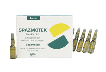 SPAZMOTEK 20 MG 6 AMPUL İlaç Görseli