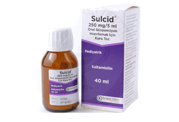SULCID 250 MG/5 ML ORAL SUSPANSIYON HAZIRLAMAK ICIN KURU TOZ (40 ML) İlaç Görseli