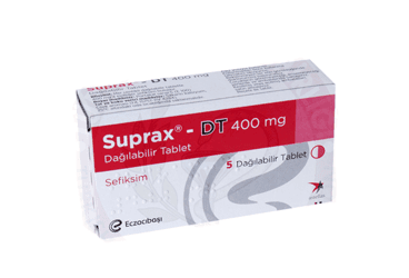 SUPRAX-DT 400 MG DAGILABILIR TABLET (5 TABLET) İlaç Görseli