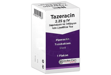 TAZERACIN 2,25 G IV ENJEKSIYON VE INFUZYON ICIN LIYOFILIZE TOZ (1 FLAKON) İlaç Görseli