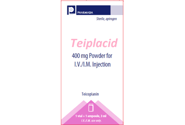 TEIPLACID 400 MG I.V./I.M ENJEKSIYONLUK COZELTI HAZIRLAMAK ICIN LIYOFILIZE TOZ VE COZUCU İlaç Görseli