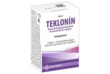 TEKLONIN 200 MG IM/IV ENJEKSIYONLUK COZELTI HAZIRLAMAK ICIN TOZ VE COZUCU İlaç Görseli