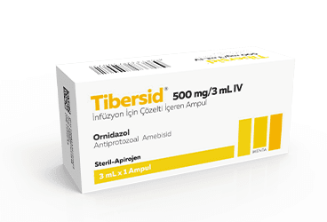 TIBERSID 500 MG/ 3 ML IV INFUZYON ICIN ENJEKSIYONLUK COZELTI (1 AMPUL) İlaç Görseli