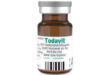 TODAVIT IM / IV ENJEKSIYONLUK / INFUZYONLUK COZELTI HAZIRLAMAK ICIN TOZ (4 FLAKON) İlaç Görseli