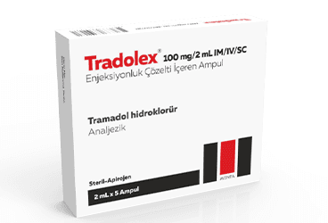 TRADOLEX 100 MG/2 ML IM/IV/SC ENJEKSIYONLUK COZELTI (5 AMPUL) İlaç Görseli