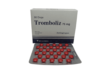 TROMBOLIZ 75 MG KAPLI TABLET (50 KAPLI TABLET) İlaç Görseli