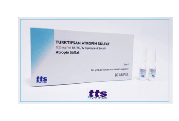 TURKTIPSAN ATROPIN SULFAT 0,25 MG / ML IM / SC / IV ENJEKSIYONLUK COZELTI İlaç Görseli