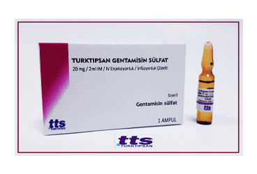 TURKTIPSAN GENTAMISIN SULFAT 20 MG/ 2 ML IM/ IV ENJEKSIYONLUK / INFUZYONLUK COZELTI (1 AMPUL) İlaç Görseli