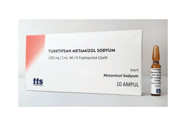 TURKTIPSAN METAMIZOL SODYUM 1000 MG/2 ML IM/IV ENJEKSIYONLUK COZELTI (10 AMPUL) İlaç Görseli
