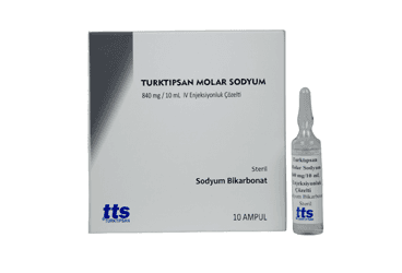 TURKTIPSAN MOLAR SODYUM 840 MG/10 ML IV ENJEKSIYONLUK COZELTI (10 AMPUL) İlaç Görseli