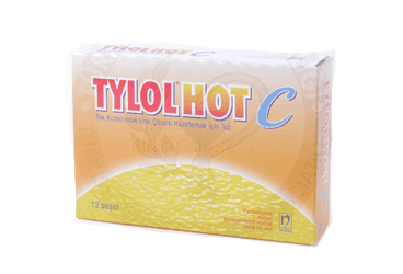 TYLOL HOT C TEK KULLANIMLIK ORAL COZELTI HAZIRLAMAK ICIN TOZ (12 ADET) İlaç Görseli