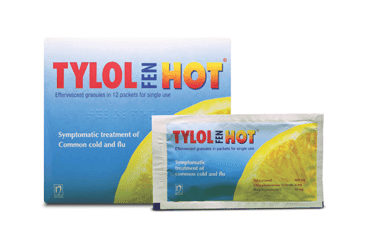 TYLOLFEN HOT 500 MG + 10 MG + 4 MG / 20 G TEK KULLANIMLIK ORAL COZELTI HAZIRLAMAK ICIN TOZ 12 POSET İlaç Görseli