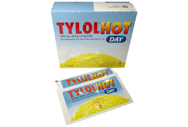 TYLOLHOT DAY 500 MG + 30 MG + 2 MG / 20 G TEK KULLANIMLIK ORAL COZELTI HAZIRLAMAK ICIN TOZ 12 POSET İlaç Görseli