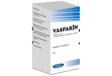 VASPARIN 25000 IU/5 ML ENJEKSIYONLUK COZELTI ICEREN 1 FLAKON İlaç Görseli