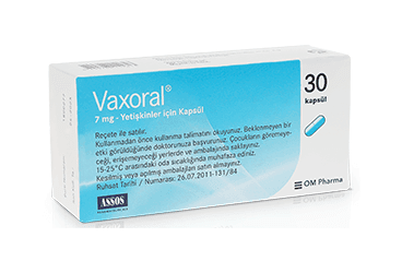 VAXORAL YETISKINLER ICIN 30 KAPSUL İlaç Görseli