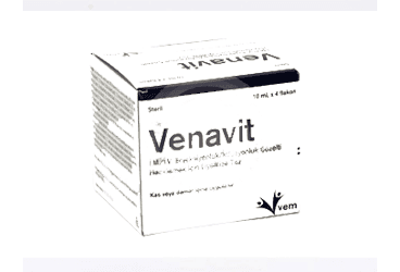 VENAVIT I.M./I.V. ENJEKSIYONLUK/INFUZYONLUK COZELTI HAZIRLAMAK ICIN LIYOFILIZE TOZ (4 FLAKON) İlaç Görseli