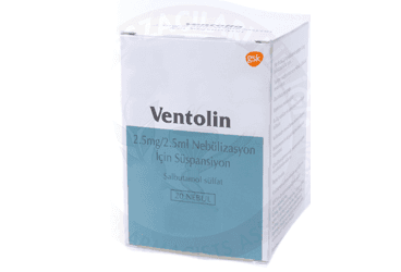 VENTOLIN 2,5 MG/2,5 ML NEBULIZASYON ICIN COZELTI İlaç Görseli