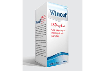 WINCEF 180 MG/5 ML ORAL SUSPANSIYON HAZIRLAMAK ICIN KURU TOZ 100 ML İlaç Görseli