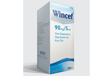 WINCEF 90 MG/5 ML ORAL SUSPANSIYON HAZIRLAMAK ICIN KURU TOZ 100 ML İlaç Görseli