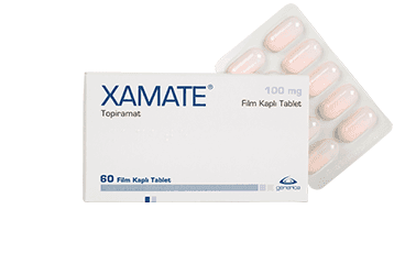 XAMATE 100 MG 60 FILM KAPLI TABLET İlaç Görseli
