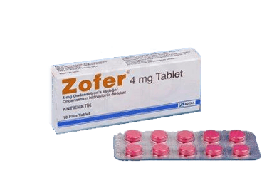 ZOFER 4 MG FILM KAPLI TABLET (10 TABLET) İlaç Görseli