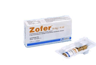 ZOFER 8 MG/ 4 ML ENJEKSIYONLUK COZELTI (1 AMPUL) İlaç Görseli