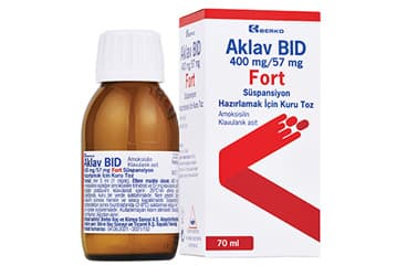 AKLAV BID 400 MG/57 MG FORT SUSPANSIYON HAZIRLAMAK ICIN KURU TOZ (70 ML) İlaç Görseli