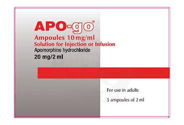 APO-GO 20MG/2 ML ENJEKSIYONLUK VEYA INFUZYONLUK COZELTI ICEREN AMPUL (5 AMPUL) İlaç Görseli