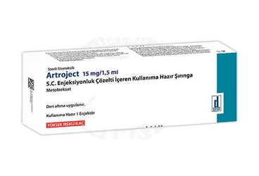 ARTROJECT 15 MG/1,5 ML S.C. ENJEKSIYONLUK COZELTI ICEREN KULLANIMA HAZIR SIRINGA (1 ADET) İlaç Görseli